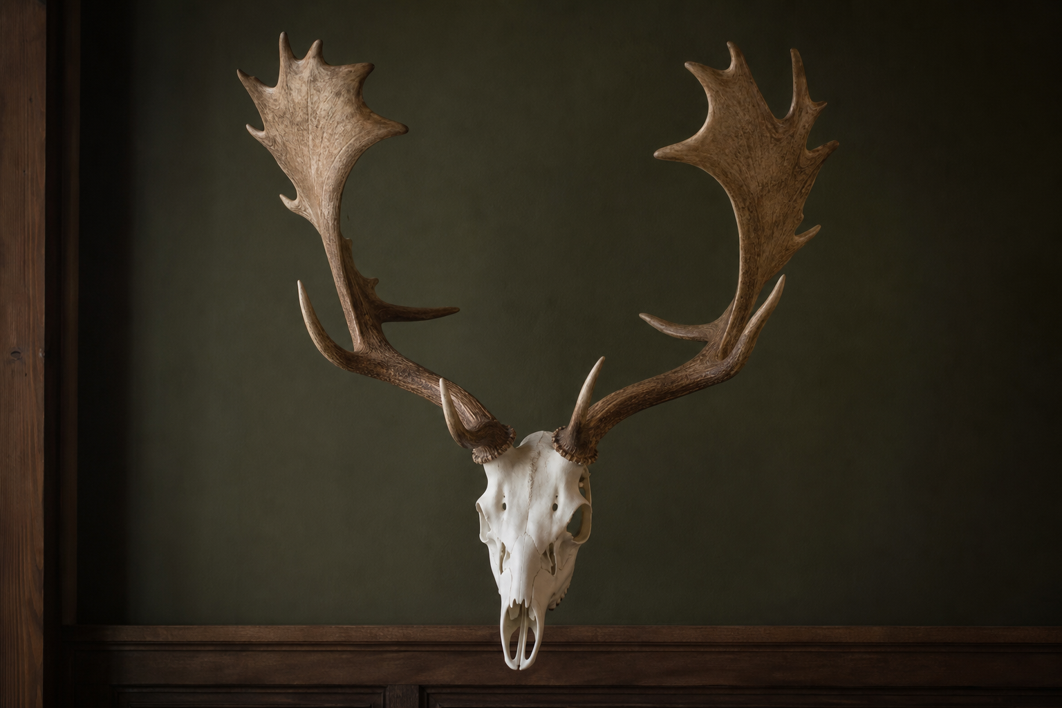 Finished fallow deer trophy poster