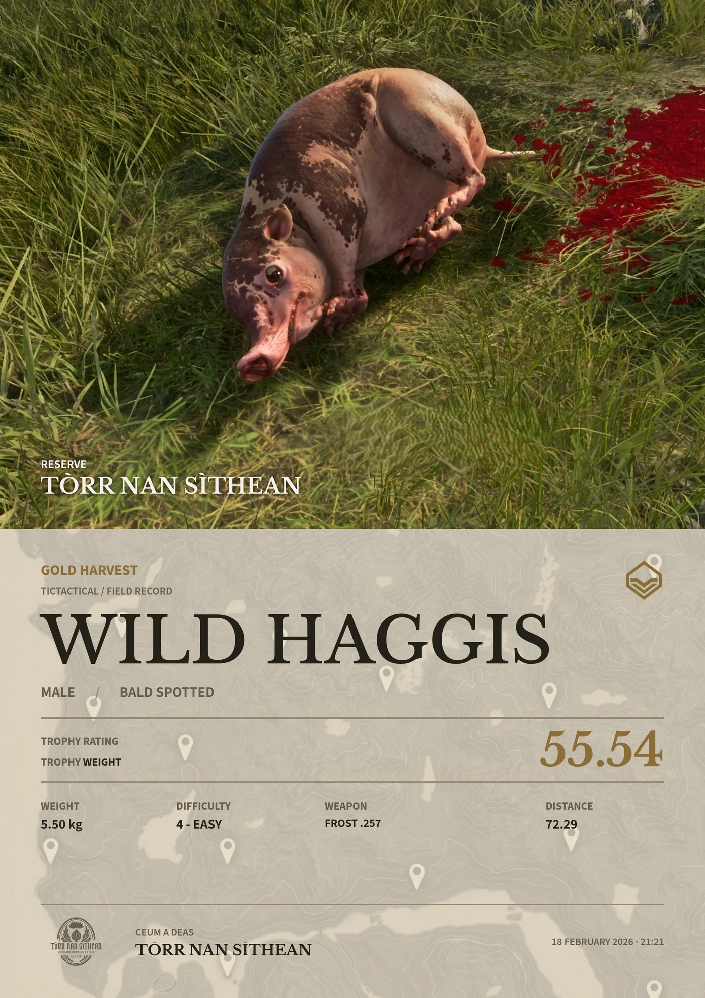 Call of the Wild trophy poster example