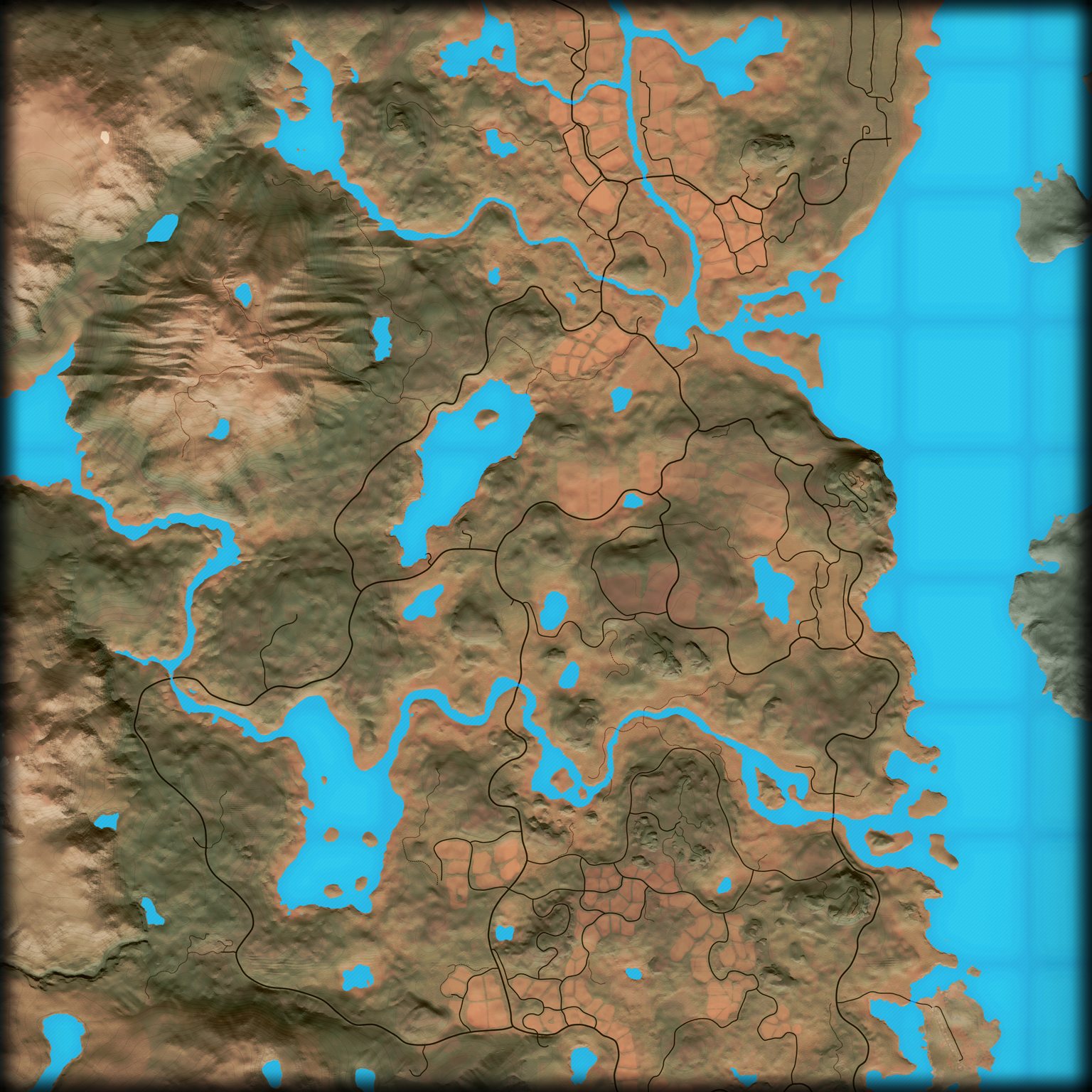 Hirschfelden Hunting Reserve topographic map