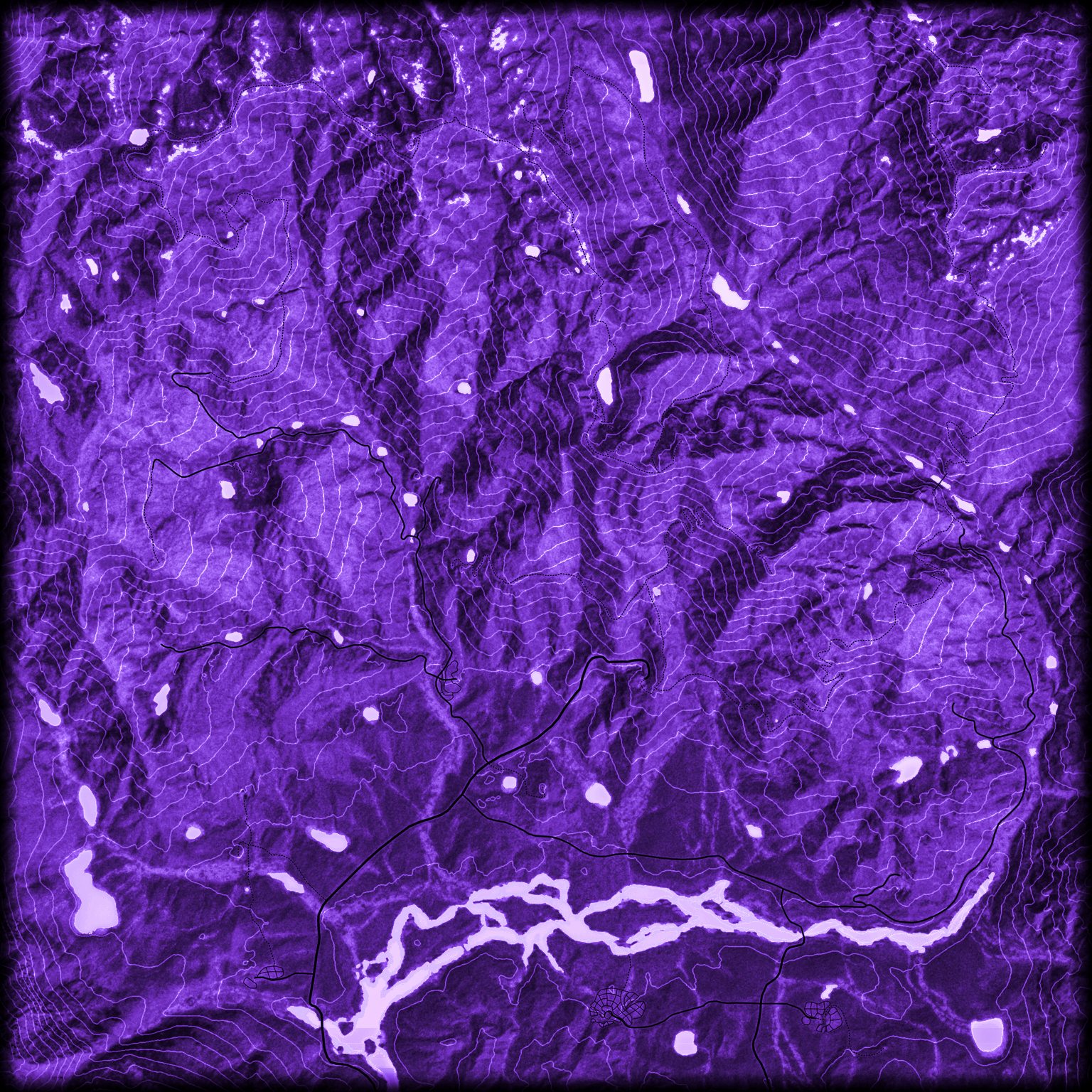 Sundarpatan Nepal Hunting Reserve topographic map